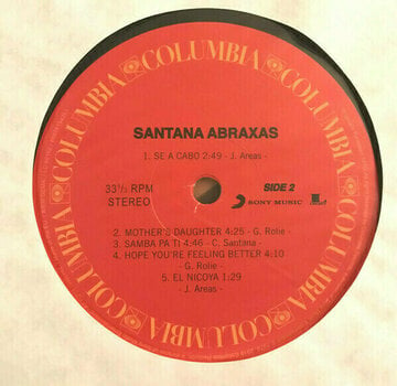 Vinyl Record Santana Abraxas (LP) - 3