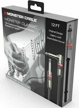 Hangszerkábel Monster Cable CLAS-I-12AWW-U 3,6 m Egyenes - Pipa Hangszerkábel - 7