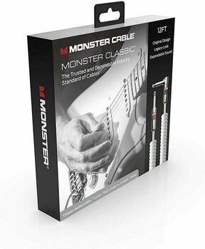 Nástrojový kabel Monster Cable CLAS-I-21ACWHWW-U 3,6 m Rovný - Lomený Nástrojový kabel - 4