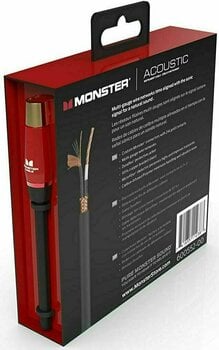 Hangszerkábel Monster Cable MACST2-0.75DAWW-U Fekete 0,2 m Pipa - Pipa - 5