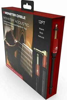 Инструментални кабл Monster Cable MACST2-12AWW-U 3,6 m Pravo – Pod uglom Инструментални кабл - 3