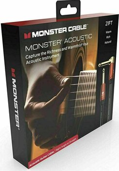Câble d'instrument Monster Cable MACST2-21AWW-U 6,4 m Droit - Angle Câble d'instrument - 4