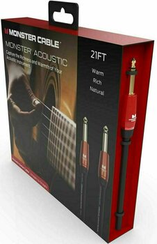Câble d'instrument Monster Cable MACST2-21WW-U 6,4 m Droit - Droit Câble d'instrument - 7