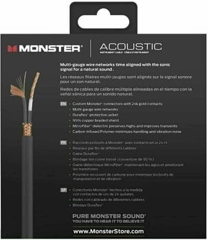 Câble d'instrument Monster Cable MACST2-21WW-U 6,4 m Droit - Droit Câble d'instrument - 8