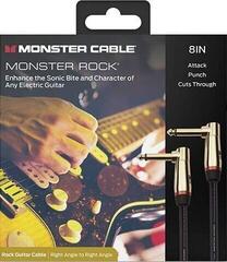 Nástrojový kabel Monster Cable Prolink Rock 8 in. - angled 1/4” 0,2 m Lomený - Lomený Nástrojový kabel - 1