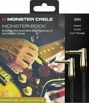 Instrument Cable Monster Cable MROCK2-0.75DAWW-U Black 0,2 m Angled - Angled - 2