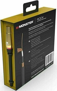 Instrument Cable Monster Cable MROCK2-0.75DAWW-U Black 0,2 m Angled - Angled - 5