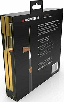 Cabo do instrumento Monster Cable Prolink Rock 12FT Instrument Cable Preto 3,6 m Reto - Reto - 5