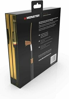 Cabo do instrumento Monster Cable Prolink Rock 21FT Instrument Cable Preto 6,4 m Reto - Reto - 4