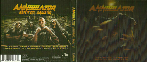 Muzyczne CD Annihilator - Ballistic, Sadistic (CD) - 5