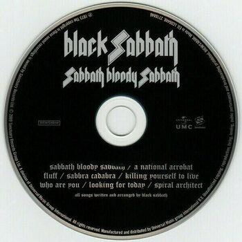 Hudební CD Black Sabbath - Sabbath Bloody Sabbath (CD) - 2