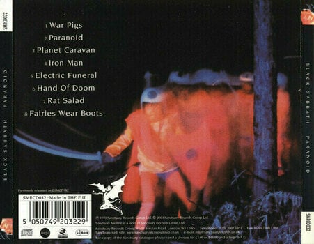 Muzyczne CD Black Sabbath - Paranoid'70 Remastered (CD) - 15