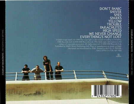 Hudobné CD Coldplay - Parachutes (CD) - 2