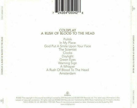 Glazbene CD Coldplay - A Rush Of Blood To The Head (CD) - 2