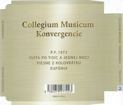 CD диск Collegium Musicum - Konvergencie (2 CD) - 16