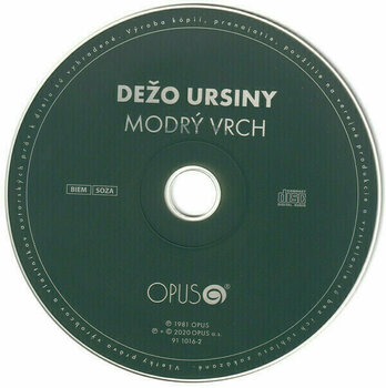 CD Μουσικής Dežo Ursíny - Modrý vrch (CD) - 2