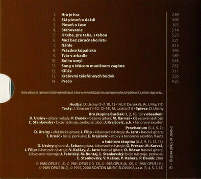 CD musique Dežo Ursíny - Do tla – Hra je hra (11, 12) (2 CD) - 5