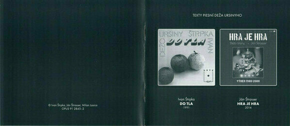 CD musique Dežo Ursíny - Do tla – Hra je hra (11, 12) (2 CD) - 12