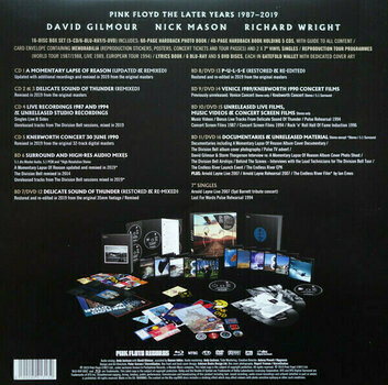 Music CD Pink Floyd - The Later Years 1987 - 2019 (5 CD + 6 Blu-ray + 5 DVD + 2 LP) - 3