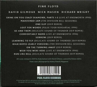 Music CD Pink Floyd - The Best Of The Later Years 1987 - 2019 (CD) - 2