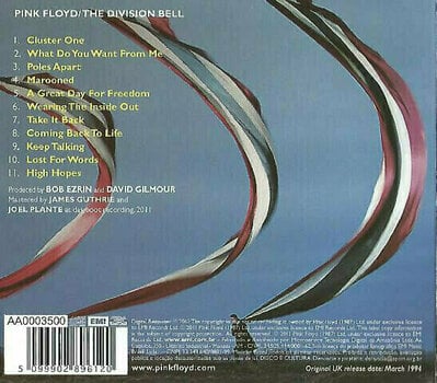 Hudební CD Pink Floyd - Division Bell (2011) (CD) - 3