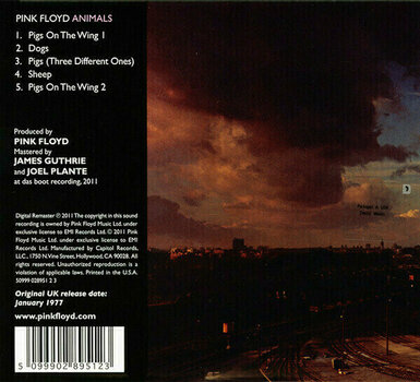 Glazbene CD Pink Floyd - Animals (2011) (CD) - 4