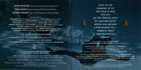 Hudobné CD Pink Floyd - A Momentary Lapse Of Reason (2011) (CD) - 10