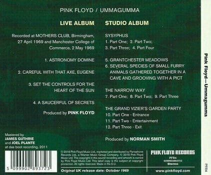 Music CD Pink Floyd - Ummagumma (2011) (2 CD) - 6