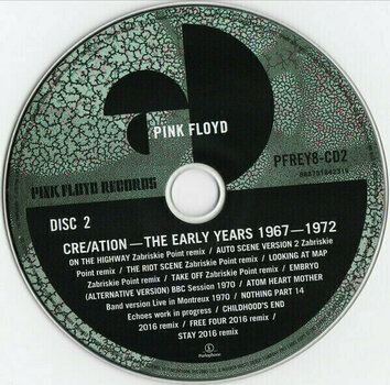 Hudební CD Pink Floyd - The Early Years - Cre/Ation (2 CD) - 19