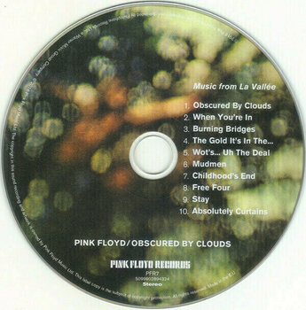 CD de música Pink Floyd - Obscured By Clouds (2011) (CD) CD de música - 3