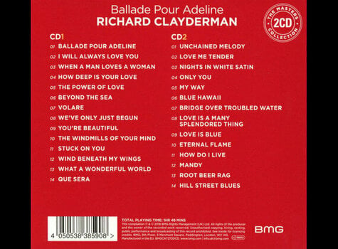 Zenei CD Richard Clayderman - Ballade Pour Adeline (2 CD) - 2
