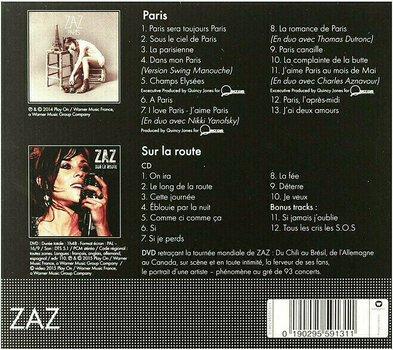CD musique ZAZ - Coffret 2CD: Paris & Sur La Route (2 CD) - 2