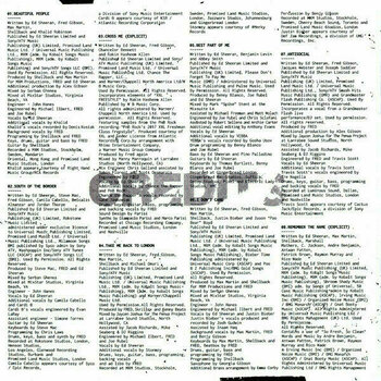 Muziek CD Ed Sheeran - No. 6 Collaborations Project (CD) - 12