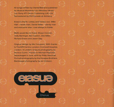 CD диск Erasure - Chorus (CD) - 12