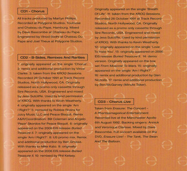Zenei CD Erasure - Chorus (CD) - 13