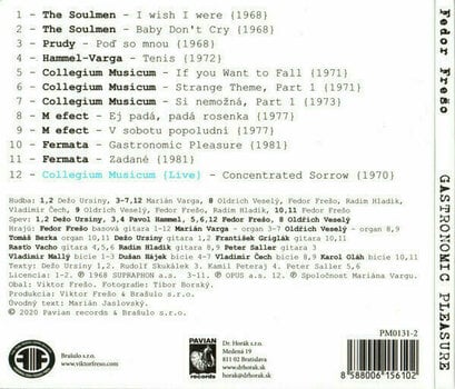 Muzyczne CD Fedor Frešo - Gastronomic Pleasure (CD) - 2