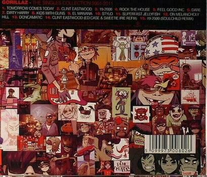 CD de música Gorillaz - The Singles 2001-2011 (CD) - 3