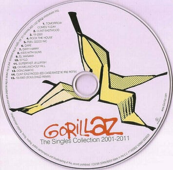 Glasbene CD Gorillaz - The Singles 2001-2011 (CD) - 2