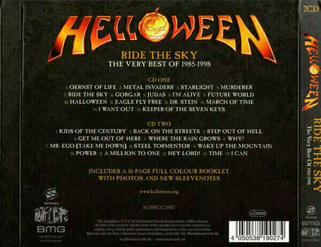 CD musique Helloween - Ride The Sky: The Very Best Of 1985-1998 (2 CD) - 23