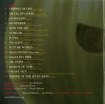 Muziek CD Helloween - Ride The Sky: The Very Best Of 1985-1998 (2 CD) - 18