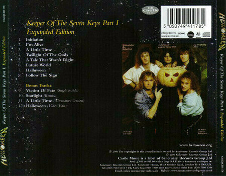 Muzyczne CD Helloween - Keeper Of The Seven Keys, Pt. I (CD) - 4