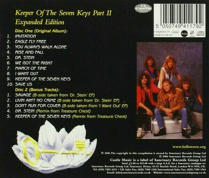 CD musique Helloween - Keeper Of The Seven Keys, Pt. II (2 CD) - 16