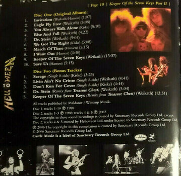 CD musicali Helloween - Keeper Of The Seven Keys, Pt. II (2 CD) - 12