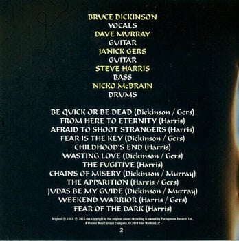 Muzyczne CD Iron Maiden - Fear Of The Dark (CD) - 13