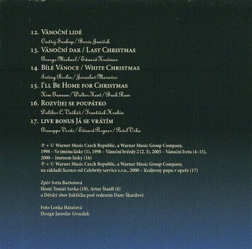 CD de música Iveta Bartošová - O vánocích (CD) CD de música - 5