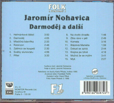 Zenei CD Jaromír Nohavica - Darmoděj (CD) - 2