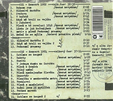 CD de música Jaromír Nohavica - Archívy se otevírají: 1982 A 1984 (2 CD) CD de música - 8