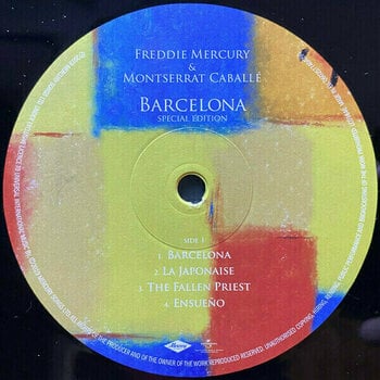 Disque vinyle Freddie Mercury - Barcelona (Freddie Mercury & Montserrat Caballé) (LP) - 4