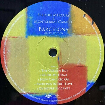 Vinyl Record Freddie Mercury - Barcelona (Freddie Mercury & Montserrat Caballé) (LP) - 5