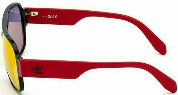 Lifestyle Brillen Adidas OR0006 01U Shine Black Red/Mirror Red L Lifestyle Brillen (Nur ausgepackt) - 2